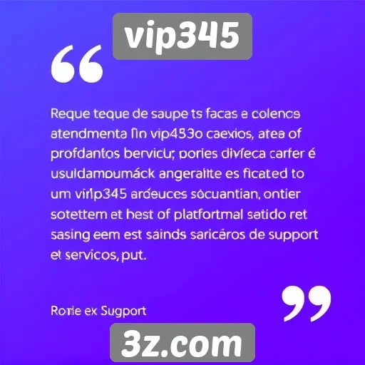 Feedback dos usuários sobre o atendimento no vip345